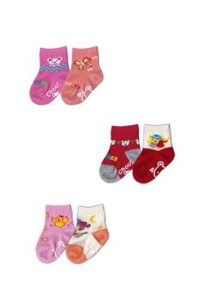 Dsox ถุงเท้าเด็ก 0-6 เดือน - Multicolor (แพ็ค 6 คู่) Dsox ถุงเท้าเด็ก 0-6 เดือน - Multicolor (แพ็ค 6 คู่)