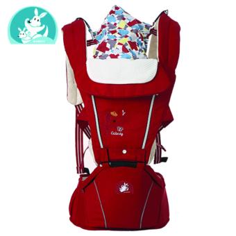 GABESY เป้อุ้มเด็ก Hip Seat Baby Carrier Multi-function (สีไวน์แดง / Wine Red) GABESY เป้อุ้มเด็ก Hip Seat Baby Carrier Multi-function (สีไวน์แดง / Wine Red)