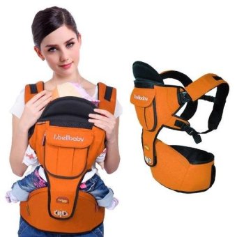 ND l.belibaby เป้อุ้มเด็ก Carrier+Hip Seat สีส้ม ND l.belibaby เป้อุ้มเด็ก Carrier+Hip Seat สีส้ม