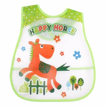 Baby Touch ผ้ากันเปื้อนเด็ก กันน้ำ ลายม้าแข่ง Baby Touch ผ้ากันเปื้อนเด็ก กันน้ำ ลายม้าแข่ง