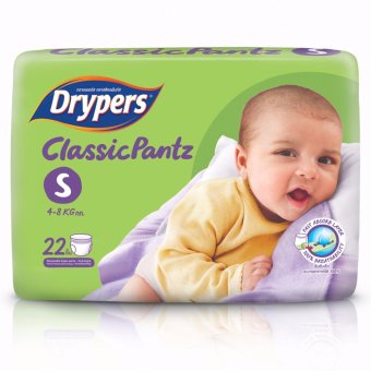 Drysper ผ้าอ้อมสำหรับเด็ก รุ่น Classicpantz S 22 ชิ้น Drysper ผ้าอ้อมสำหรับเด็ก รุ่น Classicpantz S 22 ชิ้น