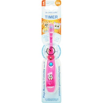 Dr. Phillips Sing A Song Timer Kids แปรงสีฟันดนตรี สำหรับเด็ก 3-7 ปี (Magenta) Dr. Phillips Sing A Song Timer Kids แปรงสีฟันดนตรี สำหรับเด็ก 3-7 ปี (Magenta)