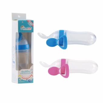 GRACE KIDS ช้อนป้อนอาหารซิลิโคน - สีฟ้าและสีชมพู (2ชิ้น) GRACE KIDS ช้อนป้อนอาหารซิลิโคน - สีฟ้าและสีชมพู (2ชิ้น)