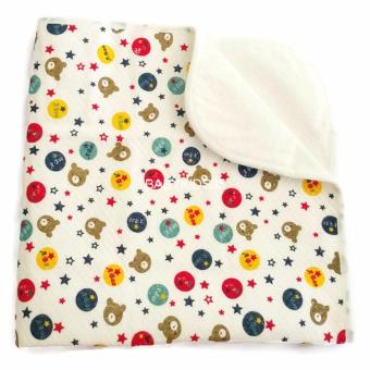 BABYKIDS95 ผ้ารองพื้นเอนกประสงค์ กันน้ำ ผ้าหนานุ่ม ซักได้ ขนาด 50*70 ซม. (White Bears) BABYKIDS95 ผ้ารองพื้นเอนกประสงค์ กันน้ำ ผ้าหนานุ่ม ซักได้ ขนาด 50*70 ซม. (White Bears)