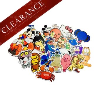 Sticker Pro สติ๊กเกอร์กันน้ำ ติดเก้าอี้ ติดโน๊ตบุ๊ค แบบสุ่ม 50 ชิ้น/ แพ๊ค Sticker Pro สติ๊กเกอร์กันน้ำ ติดเก้าอี้ ติดโน๊ตบุ๊ค แบบสุ่ม 50 ชิ้น/ แพ๊ค