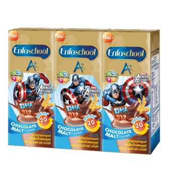 ขายยกลัง! Enfaschool A+ Avengers นม UHT กลิ่นช็อกโกแลตมอลต์ 180 มล. (24 กล่อง) ขายยกลัง! Enfaschool A+ Avengers นม UHT กลิ่นช็อกโกแลตมอลต์ 180 มล. (24 กล่อง)