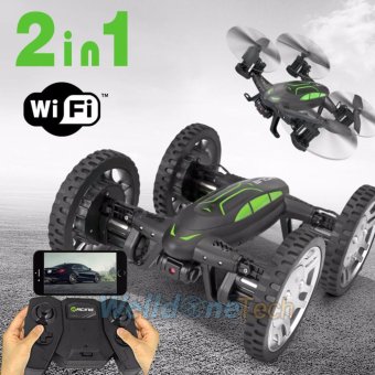 DRONE โดรนบิน + แปลงเป็นรถได้ ความเร็วสูง WIFI FPV พร้อมกล้องคมชัดสูง พร้อมระบบถ่ายทอดสดแบบ Realtime(มีระบบล็อกความสูงได้) DRONE โดรนบิน + แปลงเป็นรถได้ ความเร็วสูง WIFI FPV พร้อมกล้องคมชัดสูง พร้อมระบบถ่ายทอดสดแบบ Realtime(มีระบบล็อกความสูงได้)