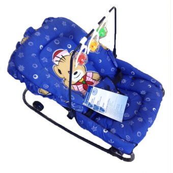 Baby Chamr เปลโยก ปรับระดับได้+ของเล่น ( สีน้ำเงิน ) Baby Chamr เปลโยก ปรับระดับได้+ของเล่น ( สีน้ำเงิน )