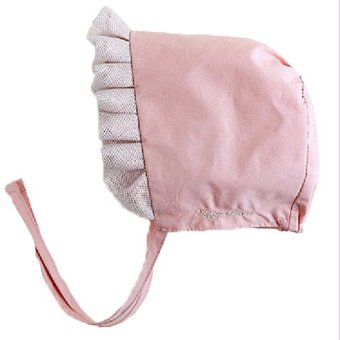 Baby Touch หมวกเด็ก ระบายรอบหน้า (ชมพู) Baby Touch หมวกเด็ก ระบายรอบหน้า (ชมพู)