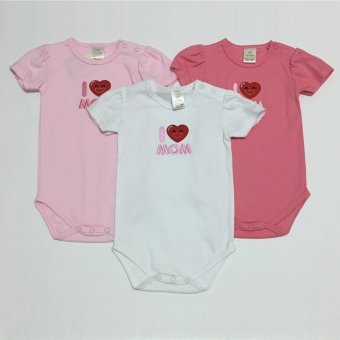 LITTLE BABY M เสื้อผ้าเด็กเล็ก บอดี้สูท set Love Mom แพ็ค 3ตัว LITTLE BABY M เสื้อผ้าเด็กเล็ก บอดี้สูท set Love Mom แพ็ค 3ตัว