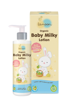 Lamoon baby ละมุน ออร์แกนิค เบบี้ มิลค์กี้ โลชั่น 150 มล. Lamoon baby ละมุน ออร์แกนิค เบบี้ มิลค์กี้ โลชั่น 150 มล.