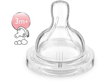 Avent จุกนมเอเวนท์รุ่นคลาสสิคปรับระดับการไหลได้ สำหรับเด็ก 3 เดือนขึ้นไป Avent จุกนมเอเวนท์รุ่นคลาสสิคปรับระดับการไหลได้ สำหรับเด็ก 3 เดือนขึ้นไป