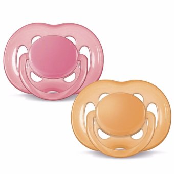 Philips Avent จุกนมหลอกเอเวนท์ รุ่นระบายอากาศ 6-18 เดือน สีชมพู-ส้ม แพ็ค 2 ชิ้น Philips Avent จุกนมหลอกเอเวนท์ รุ่นระบายอากาศ 6-18 เดือน สีชมพู-ส้ม แพ็ค 2 ชิ้น