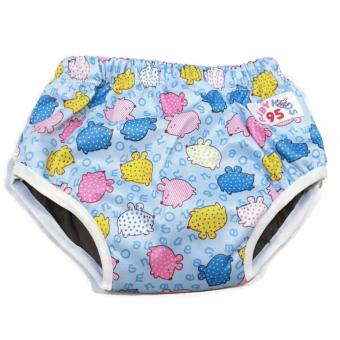 BABYKIDS95 Day Pant ชาโคล ผ้าอ้อมเอวสวม กันน้ำ A18 Size M รอบเอว 14-20 นิ้ว (Mouse-Blue) BABYKIDS95 Day Pant ชาโคล ผ้าอ้อมเอวสวม กันน้ำ A18 Size M รอบเอว 14-20 นิ้ว (Mouse-Blue)
