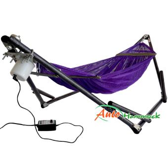 Auto Hammock เปลไกวเด็กอ่อนแบบเปลไกวอัตโนมัติขนาดเล็กสีม่วงกับมอเตอร์ S-Baby Auto Hammock เปลไกวเด็กอ่อนแบบเปลไกวอัตโนมัติขนาดเล็กสีม่วงกับมอเตอร์ S-Baby