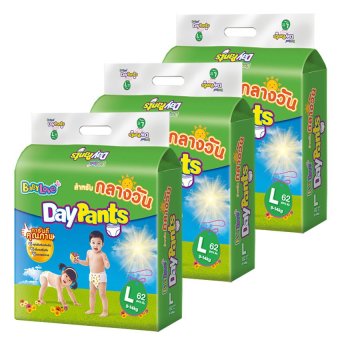 ขายยกลัง! BabyLove เดย์แพ้นซุปเปอร์จัมโบ้ L 62 ชิ้น*3packs (ทั้งหมด 186 ชิ้น) ขายยกลัง! BabyLove เดย์แพ้นซุปเปอร์จัมโบ้ L 62 ชิ้น*3packs (ทั้งหมด 186 ชิ้น)