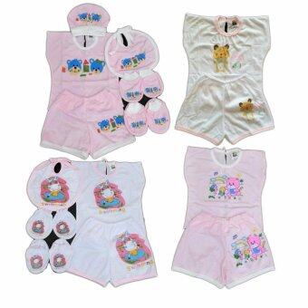 BABYKIDS95 ชุดเด็กอ่อน แรกเกิด-6 เดือน ผ้ายืดนิ่ม 4ชุด รวม 19 ชิ้น (cc-041) BABYKIDS95 ชุดเด็กอ่อน แรกเกิด-6 เดือน ผ้ายืดนิ่ม 4ชุด รวม 19 ชิ้น (cc-041)