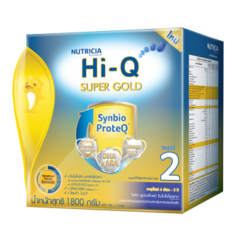Hi-Q ไฮคิว นมผง ซูเปอร์โกลด์ 2 SYNBIO PROTEQ รสจืด 1800 กรัม Hi-Q ไฮคิว นมผง ซูเปอร์โกลด์ 2 SYNBIO PROTEQ รสจืด 1800 กรัม