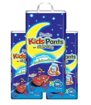 ขายยกลัง!Mamy poko Kids Pants Night timeXL36 แพ็ค 3 (สำหรับเด็กชาย) ขายยกลัง!Mamy poko Kids Pants Night timeXL36 แพ็ค 3 (สำหรับเด็กชาย)