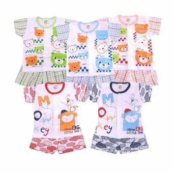 Baby heart ชุดเด็กแรกเกิด แขนสั้น+ขาสั้น รุ่นCotton 100% แพ็ค 5 ชุด Baby heart ชุดเด็กแรกเกิด แขนสั้น+ขาสั้น รุ่นCotton 100% แพ็ค 5 ชุด