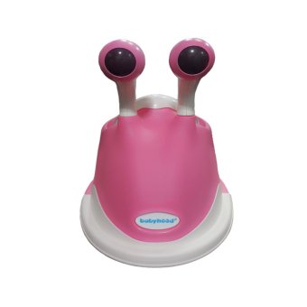 Babyhood กระโถนนั่งรุ่นหอยทาก ( สีชมพู ) Babyhood กระโถนนั่งรุ่นหอยทาก ( สีชมพู )