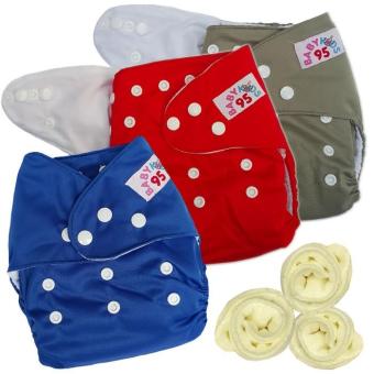 กางเกงผ้าอ้อมกันน้ำ+แผ่นซับไมโครฯ Size:3-16กก. เซ็ท3ตัว (Grey/Red/Dark Blue)(Multicolor Others) กางเกงผ้าอ้อมกันน้ำ+แผ่นซับไมโครฯ Size:3-16กก. เซ็ท3ตัว (Grey/Red/Dark Blue)(Multicolor Others)