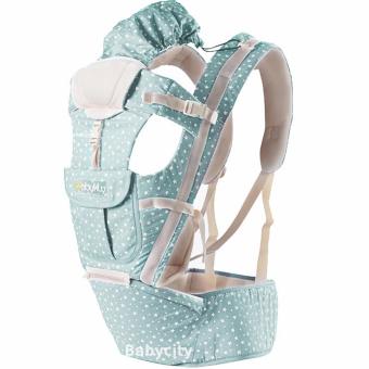 เป้อุ้มเด็ก เป้สะพายเด็ก เป้อุ้มทารก เป้อุ้ม Baby Carrier รุ่นขายดี สีฟ้าอ่อน ลายดาว เป้อุ้มเด็ก เป้สะพายเด็ก เป้อุ้มทารก เป้อุ้ม Baby Carrier รุ่นขายดี สีฟ้าอ่อน ลายดาว