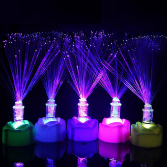 Led สีเปลี่ยนสีสันแสงไฟยามเส้นใยนำแสงการตกแต่งบ้านกลุ่ม Led สีเปลี่ยนสีสันแสงไฟยามเส้นใยนำแสงการตกแต่งบ้านกลุ่ม