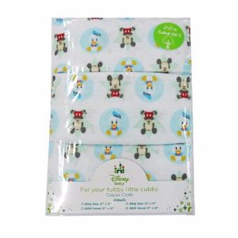 GRACE KIDS ผ้าอ้อมฝ้ายสำลีพิมพ์ลาย Mickey Time to Play ขนาด 33*33 นิ้ว (จำนวน6ผืน 2แพ็ค) GRACE KIDS ผ้าอ้อมฝ้ายสำลีพิมพ์ลาย Mickey Time to Play ขนาด 33*33 นิ้ว (จำนวน6ผืน 2แพ็ค)