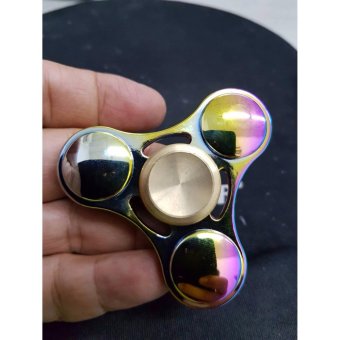 Fidget Spinner ลูกข่างมือหมุน finger gyro Tri-s Pinner ของเล่นอยู่ไม่สุข, รุ่นRAINBOW Fidget Spinner ลูกข่างมือหมุน finger gyro Tri-s Pinner ของเล่นอยู่ไม่สุข, รุ่นRAINBOW
