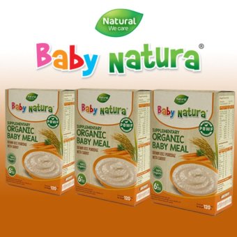 Baby Natura อาหารเสริมออร์แกนิกสำหรับทารกและเด็กเล็กอายุุ6เดือนถึง3ปี (รุ่นแพค3) Baby Natura อาหารเสริมออร์แกนิกสำหรับทารกและเด็กเล็กอายุุ6เดือนถึง3ปี (รุ่นแพค3)