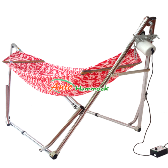Auto Hammock เปลไกวเด็กอัตโนมัติแบบเปลญวนใหญ่ แดง(hammock) Auto Hammock เปลไกวเด็กอัตโนมัติแบบเปลญวนใหญ่ แดง(hammock)