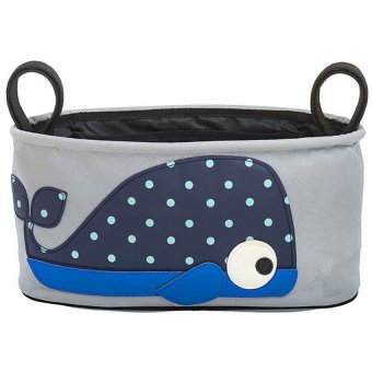 PlayToys อุปกรณ์เสริมสำหรับรถเข็น กระเป๋าใส่ของจุกจิก ขวดนม ขวดน้ำ (Stroller Organizer) รูปปลาวาฬ PlayToys อุปกรณ์เสริมสำหรับรถเข็น กระเป๋าใส่ของจุกจิก ขวดนม ขวดน้ำ (Stroller Organizer) รูปปลาวาฬ