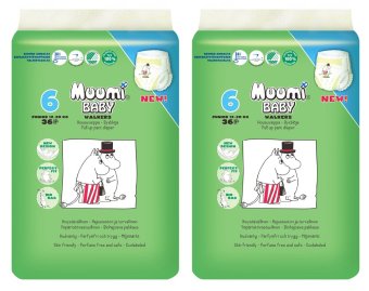 Muumi Baby ผ้าอ้อมเด็กสำเร็จรูป ชนิดกางเกง ไซส์ L (12-20 kg.) บรรจุ 36 ชิ้น 2 ห่อ Muumi Baby ผ้าอ้อมเด็กสำเร็จรูป ชนิดกางเกง ไซส์ L (12-20 kg.) บรรจุ 36 ชิ้น 2 ห่อ