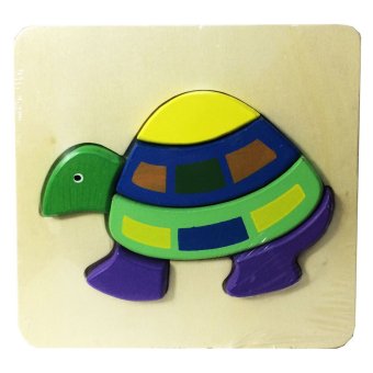 ของเล่นไม้เสริมพัฒนาการสำหรับเด็ก จิ๊กซอว์ไม้รูปสัตว์ (ลายเต่า) Wood Toy Jigsaw Turtle for Kids ของเล่นไม้เสริมพัฒนาการสำหรับเด็ก จิ๊กซอว์ไม้รูปสัตว์ (ลายเต่า) Wood Toy Jigsaw Turtle for Kids