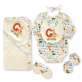 Babybrown Giftset ไม้แขวน สำหรับเด็กแรกเกิด ชุด 5 ชิ้น สีขาว Babybrown Giftset ไม้แขวน สำหรับเด็กแรกเกิด ชุด 5 ชิ้น สีขาว