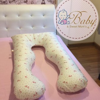 Babyandsweetmom หมอนคนท้อง หมอนรองครรภ์ หมอนสุขภาพ หมอนตัวยู U-Shapeสีครีมลายดอกไม้ Babyandsweetmom หมอนคนท้อง หมอนรองครรภ์ หมอนสุขภาพ หมอนตัวยู U-Shapeสีครีมลายดอกไม้