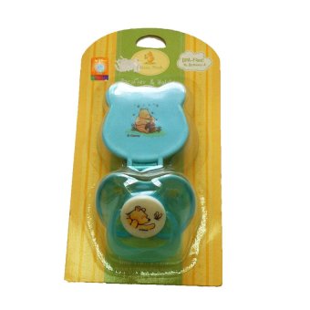 Disney จุกนมหลอกพร้อมสายคล้อง (สีฟ้า) Disney จุกนมหลอกพร้อมสายคล้อง (สีฟ้า)