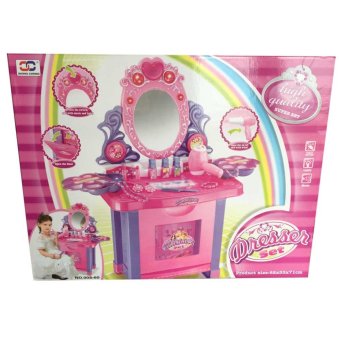 โต๊ะเครื่องแป้งเด็ก Dresser set ชุดใหญ่ มีเสียงมีไฟ โต๊ะเครื่องแป้งเด็ก Dresser set ชุดใหญ่ มีเสียงมีไฟ