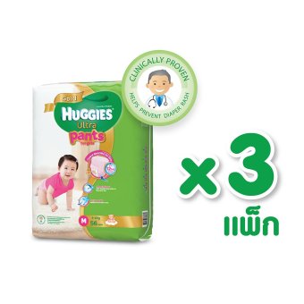 ขายยกลัง! Huggies Ultra Gold แบบกางเกง ไซส์ M 56 ชิ้น 3 แพ็ก สำหรับเด็กหญิง ขายยกลัง! Huggies Ultra Gold แบบกางเกง ไซส์ M 56 ชิ้น 3 แพ็ก สำหรับเด็กหญิง