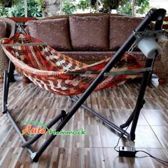 Auto Hammock เปลไกวเด็กอัตโนมัติขนาดใหญ่พิเศษ รุ่นจัมโบ้ผ้าหลากสี Auto Hammock เปลไกวเด็กอัตโนมัติขนาดใหญ่พิเศษ รุ่นจัมโบ้ผ้าหลากสี