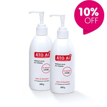 ATO AI อโทอายเจลอาบน้ำและสระผม แพ๊ค 2 ATO AI อโทอายเจลอาบน้ำและสระผม แพ๊ค 2