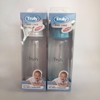Babi care ขวดนม 8 Oz Truly ( แพ็ค 2 ) สีขาว สีฟ้า Babi care ขวดนม 8 Oz Truly ( แพ็ค 2 ) สีขาว สีฟ้า