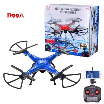 D99A โดรน 4ใบพัดติดกล้องความละเอียดสูงHD 2ล้านพิกเซล กันน้ำ พร้อม WIFI/ FPV/ ความถี่2.4GHz 4CH 6-Axis Droneพร้อมฟังก์ชั่น /ล๊อคความสูงได้ /เรียกกลับได้ในปุ่มเดียว D99A โดรน 4ใบพัดติดกล้องความละเอียดสูงHD 2ล้านพิกเซล กันน้ำ พร้อม WIFI/ FPV/ ความถี่2.4GHz 4CH 6-Axis Droneพร้อมฟังก์ชั่น /ล๊อคความสูงได้ /เรียกกลับได้ในปุ่มเดียว
