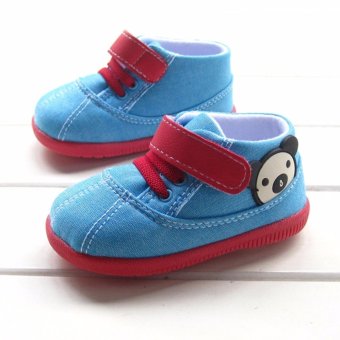 ((พื้นยางกันลื่น/น้ำหนักเบา)) รองเท้าเด็กวัยหัดเดิน รองเท้าผ้าใบเด็กสีฟ้า Size 130 ((พื้นยางกันลื่น/น้ำหนักเบา)) รองเท้าเด็กวัยหัดเดิน รองเท้าผ้าใบเด็กสีฟ้า Size 130