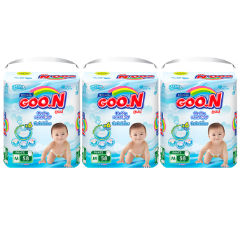 GOO.N กางเกงผ้าอ้อมเด็กPANTS Size M- 58 ชิ้น 3 แพ็ค ( ทั้งหมด 174 ชิ้น ) GOO.N กางเกงผ้าอ้อมเด็กPANTS Size M- 58 ชิ้น 3 แพ็ค ( ทั้งหมด 174 ชิ้น )