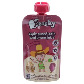 ขายยกลัง Peachy อาหารเสริมสำหรับทารกและเด็กเล็ก แอปเปิ้ลบดผสมข้าวโอ๊ตและน้ำลูกพรุน 110 กรัม ทั้งหมด 7 ถุง ขายยกลัง Peachy อาหารเสริมสำหรับทารกและเด็กเล็ก แอปเปิ้ลบดผสมข้าวโอ๊ตและน้ำลูกพรุน 110 กรัม ทั้งหมด 7 ถุง