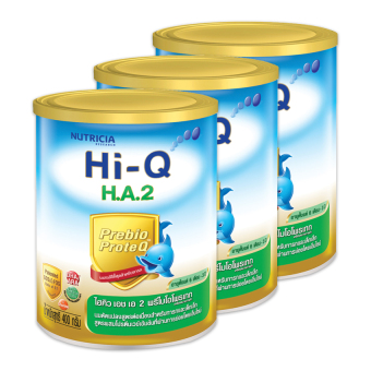 ขายยกลัง ! Hi-Q ไฮคิว H.A. 2 นมผงสำหรับทารกที่เสี่ยงต่อการแพ้นมวัว 400 กรัม (แพ็ค 3 กระป๋อง) ขายยกลัง ! Hi-Q ไฮคิว H.A. 2 นมผงสำหรับทารกที่เสี่ยงต่อการแพ้นมวัว 400 กรัม (แพ็ค 3 กระป๋อง)