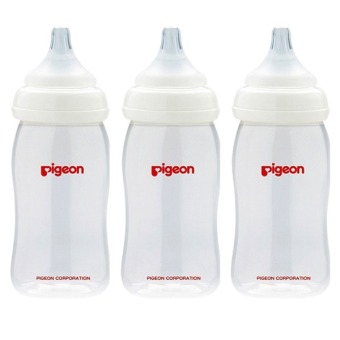 PIGEON ขวดนม PPWN รุ่น PG0086401 240ml พร้อมจุกนม รุ่นพลัส Size M 3 ขวด (สีขาว) PIGEON ขวดนม PPWN รุ่น PG0086401 240ml พร้อมจุกนม รุ่นพลัส Size M 3 ขวด (สีขาว)