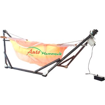 Auto Hammock เปลไกวเด็กอ่อนอัตโนมัติสไตล์เปลญวนกับผ้ามุ้ง (โทนสีส้ม) Auto Hammock เปลไกวเด็กอ่อนอัตโนมัติสไตล์เปลญวนกับผ้ามุ้ง (โทนสีส้ม)